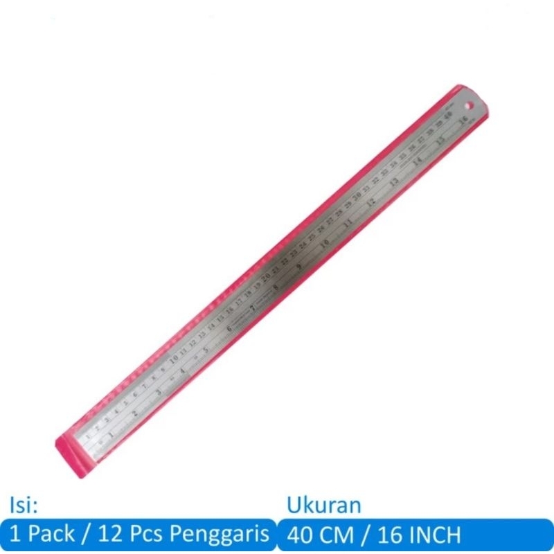 

Penggaris Besi Trifelo 40cm