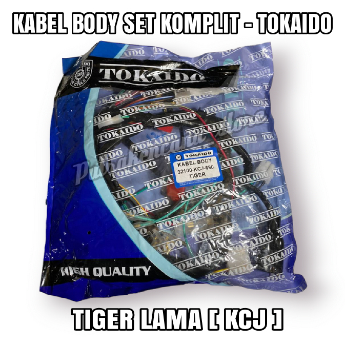 KABEL BODY SET KOMPLIT - TIGER LAMA [ KCJ ] - TOKAIDO