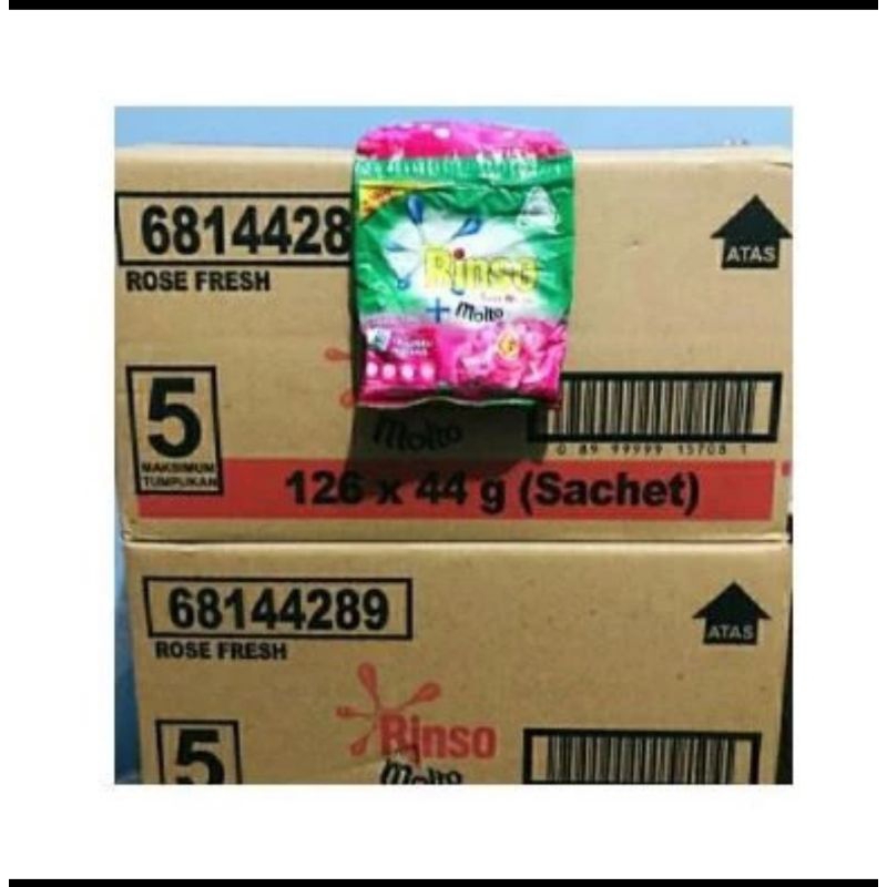Rinso Molto Pink Bubuk 1000 [1dus 21 renceng 126 sachet]