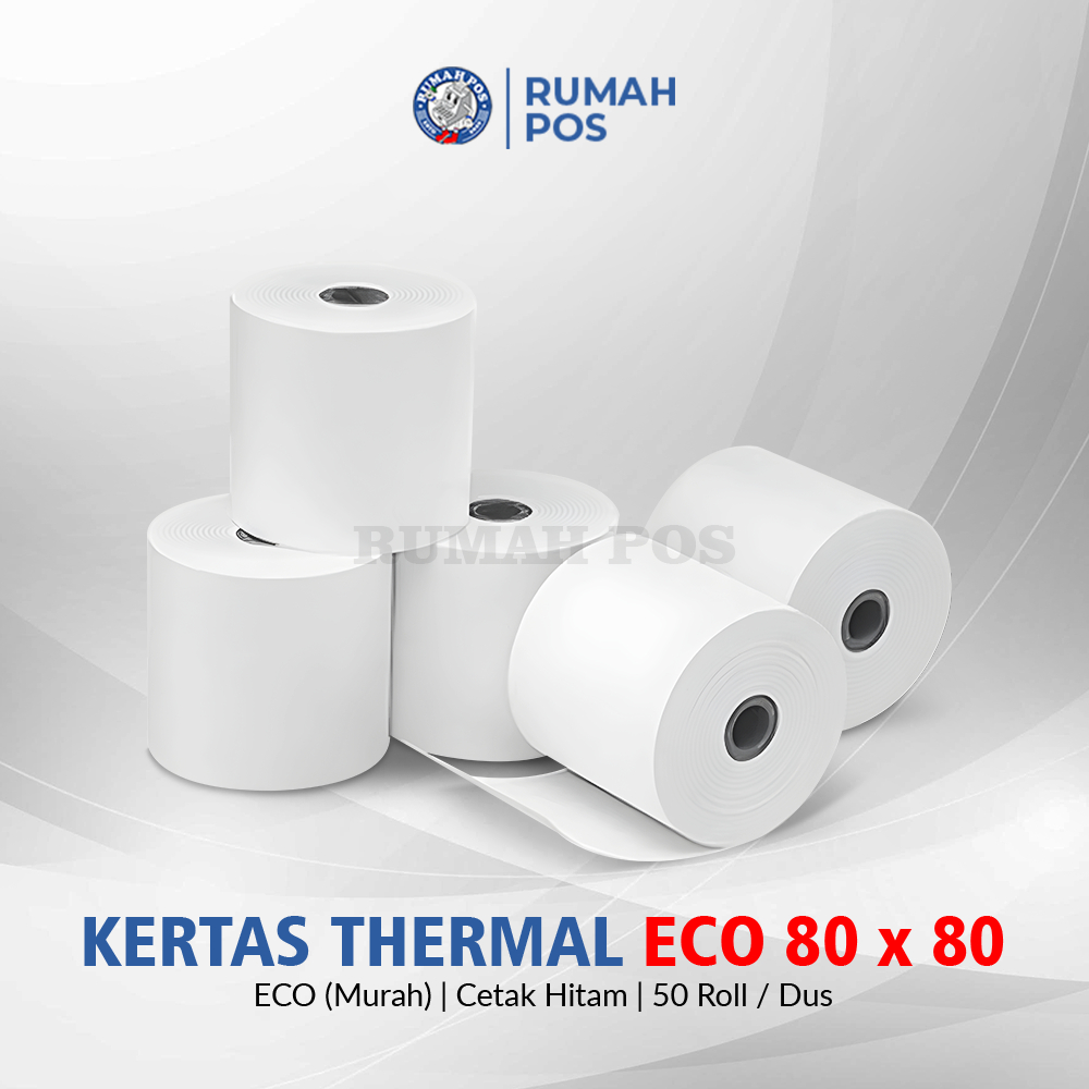 

Kertas Thermal ECO 80 x 80 Struk Kasir 80x80 Printer Kasir