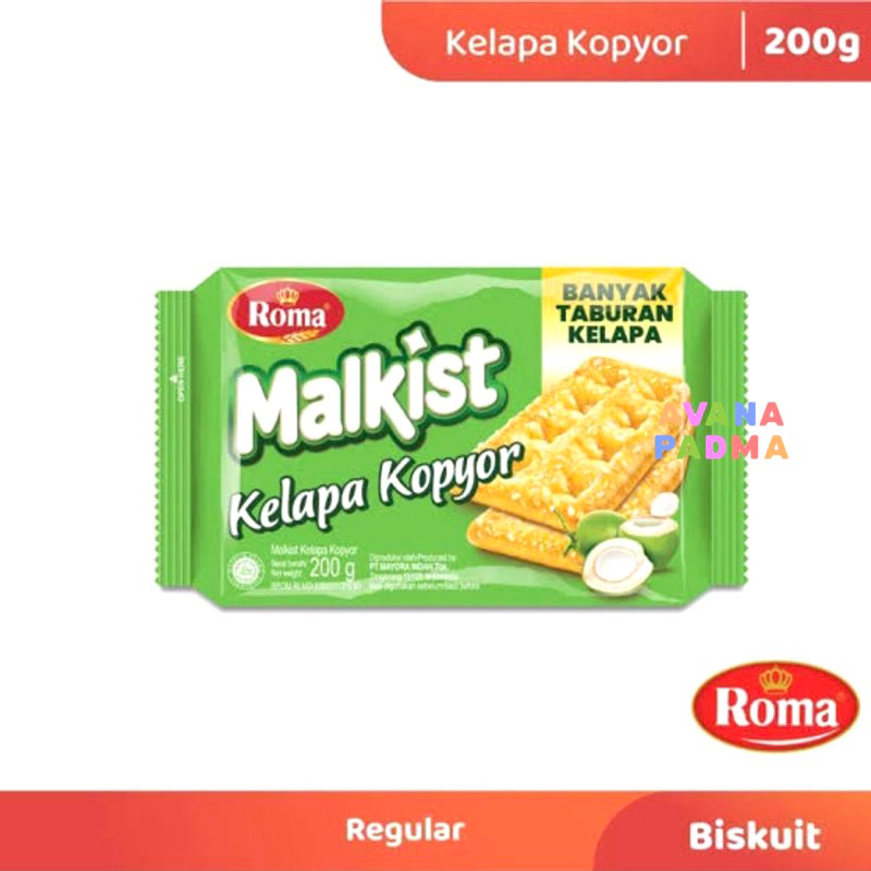 

Roma Malkist Kelapa Kopyor (200g)