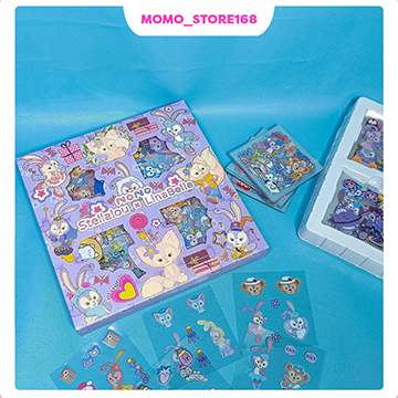 

Stiker STELLALOU X LINA BELLE Stiker Momo Nono STELLALOU X LINA BELLE 100 lembar Mainan anak