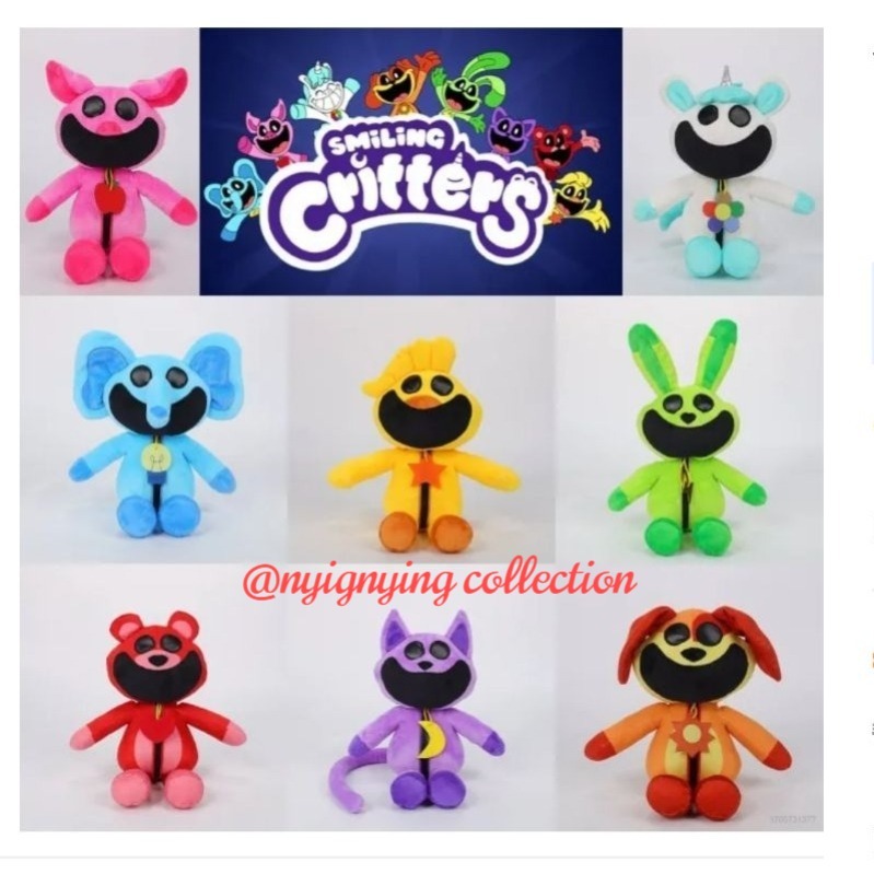 (READY) Boneka Smiling Critters Series Figure Plush Doll CatNap Cartoon Monster Game Pressure Relief