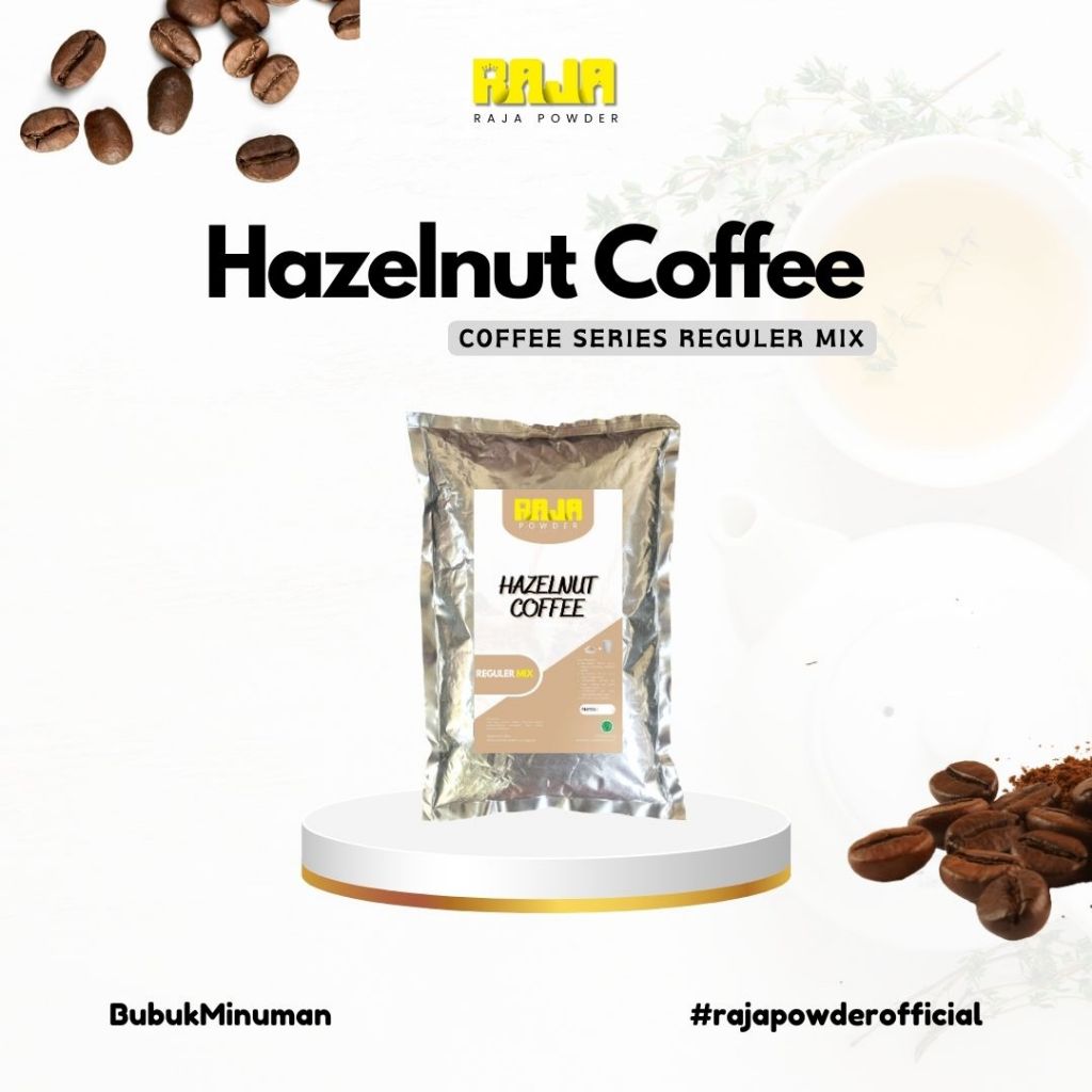

Bubuk Hazelnut Coffee Bubuk Minuman Kopi Hazelnut Powder 1 kg / 1000 gram