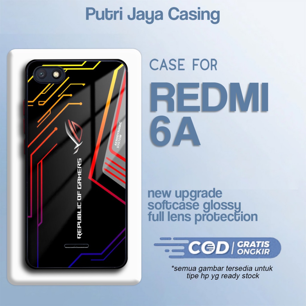 Case Hp XIAOMI REDMI 6A Motif Rog Casing Hardcase Softcase Aesthe Premium Glossy Keren Aksesosris Pe