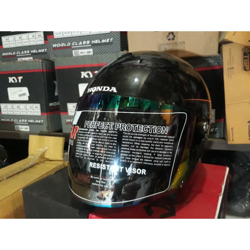 kaca helm honda trx s scoopy kaca helm scoopy pelangi
