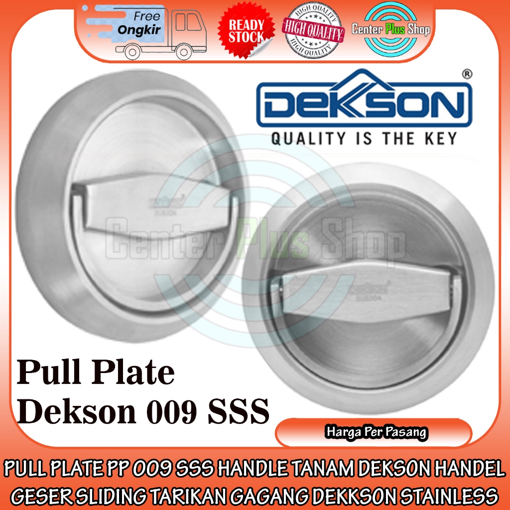 Pull Plate Handle Tanam Dekkson Pp 009 Sss Handel Sliding Pintu Geser Dekson Tarikan Laci Gagang Lem