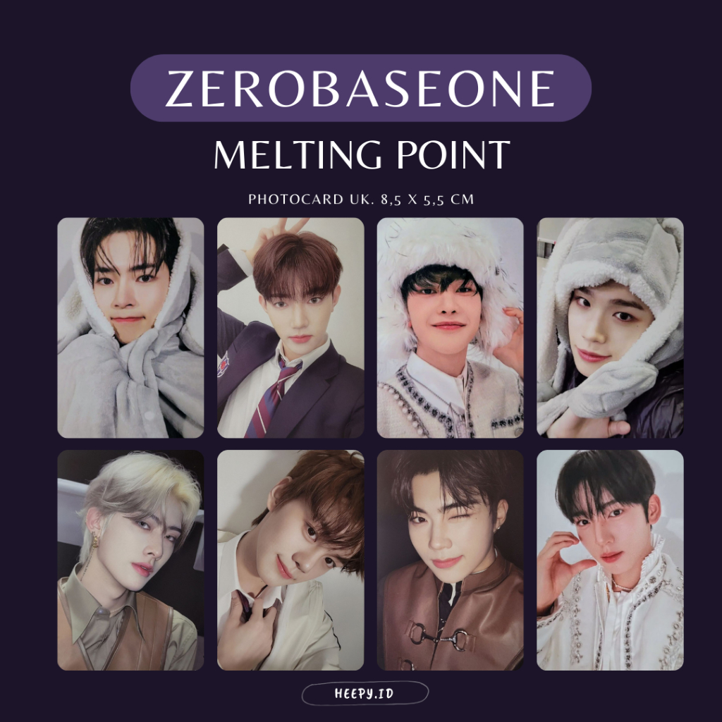 [ZB1] UNOFFICAL PHOTOCARD ZB1 ZEROBASEONE MELTING POINT