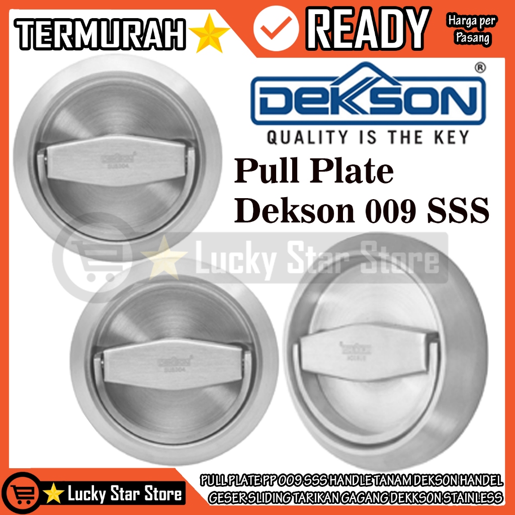 Handel Sliding Pintu Geser Dekson Pull Plate Handle Tanam Dekkson Pp 009 Sss Tarikan Laci Gagang Lem