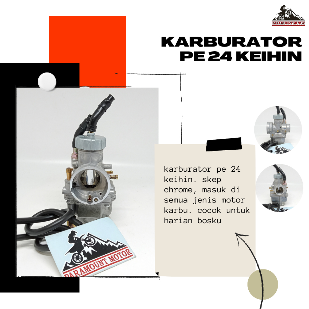 Karbu pe 24 Keihin karburator PE 24 keihin