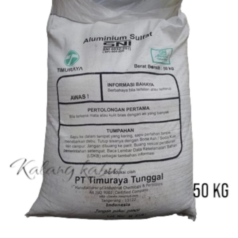 Tawas bubuk - tawas powder - 50 kg