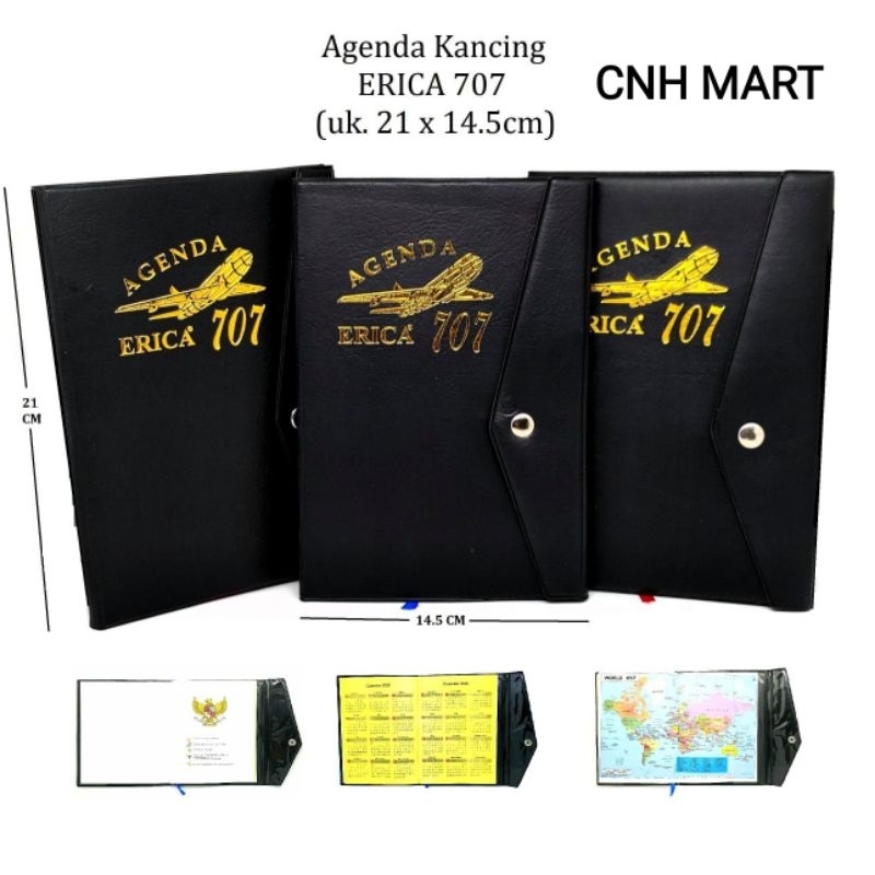 

Buku Agenda A5 / Agenda 707 / Note Book A5 / Notes Erika 707 (Kancing) 1 PCS