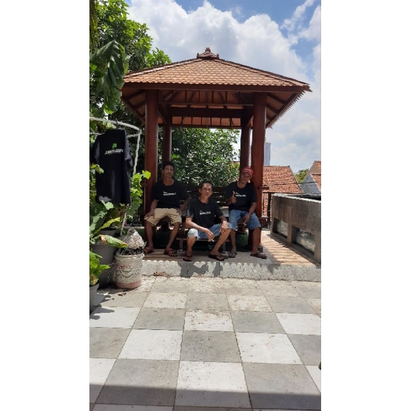 Gazebo / DP SIRAP KAYU / gazebo kelapa / gazebo glugu / saung gazebo / gazebo taman / gasebo glugu