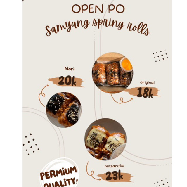 

samyang roll palembang only