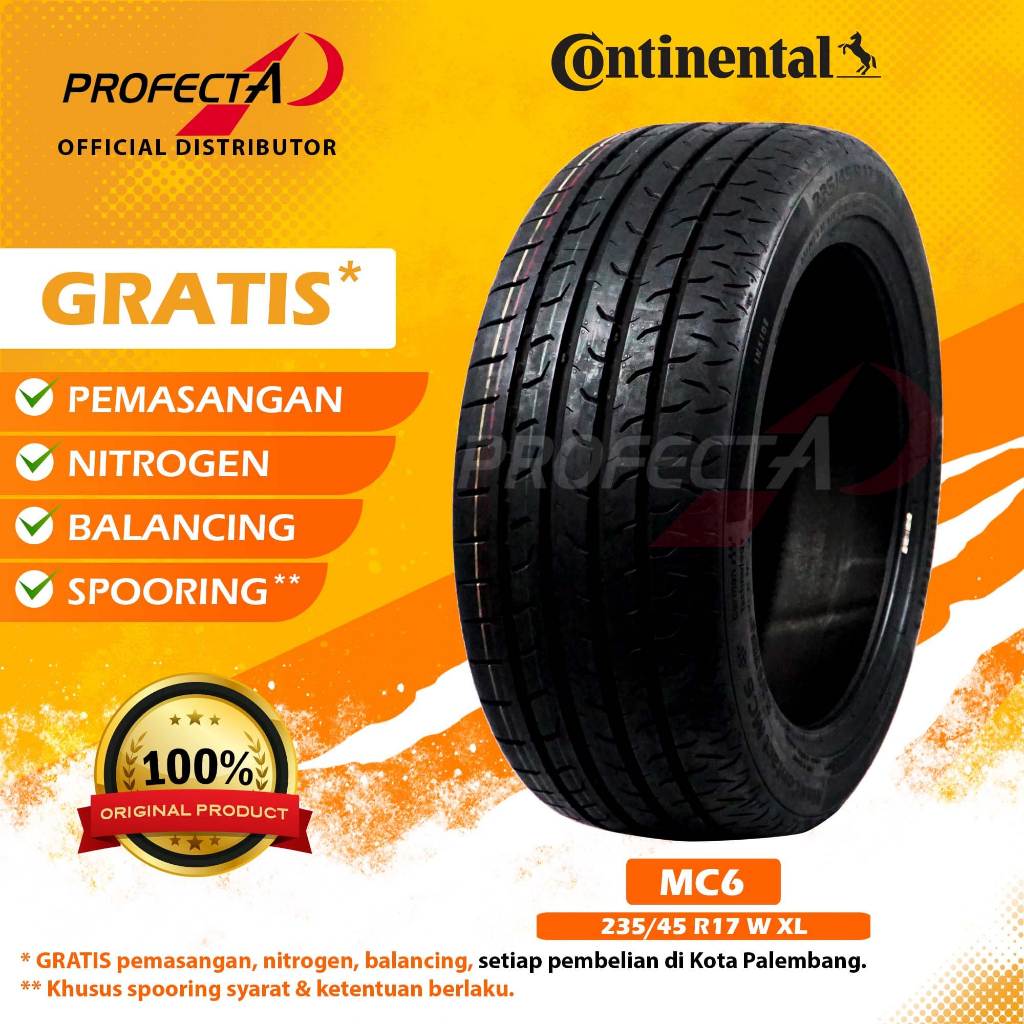 Ban Continental 225/45 R17 MC6