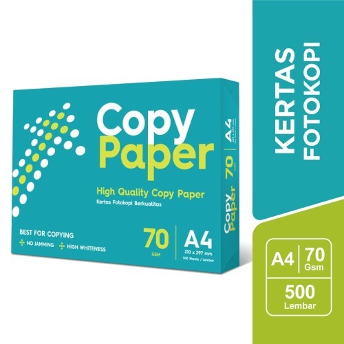 

HVS 1 RIM COPY PAPER A4 70GSM 500 LEMBAR KERTAS FOTOCOPY 70 GRAM PUTIH PREMIUM