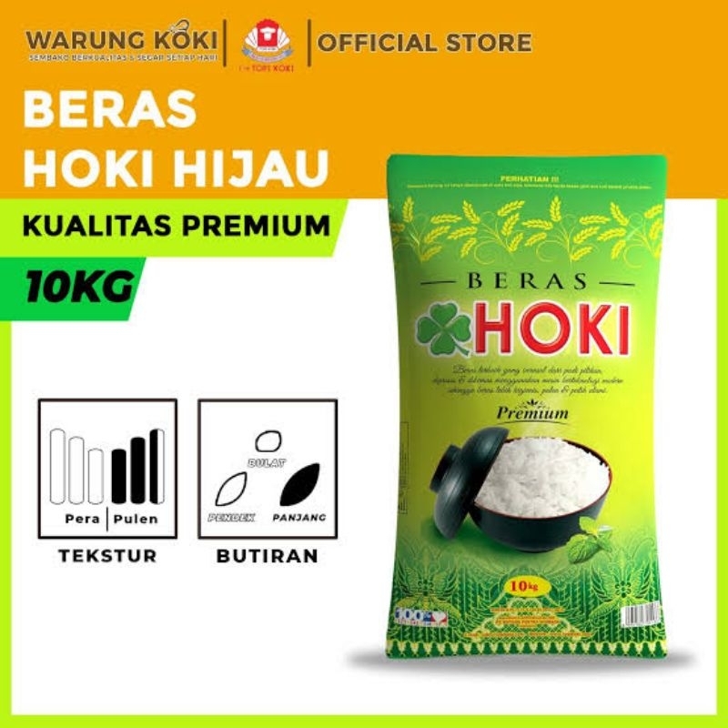 

BERAS Hoki PREMIUM - 10 Kg