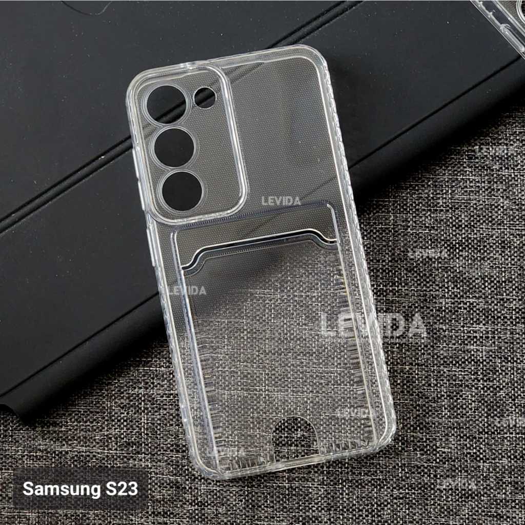 SAMSUNG S23 SAMSUNG S23 PLUS SAMSUNG S23 ULTRA CLEAR CARD CASE SLOT KARTU CASE SAMSUNG S23 SAMSUNG S