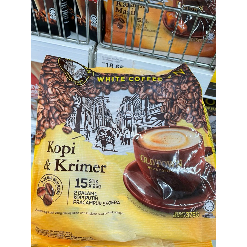 

OldTown White Coffee 2 in 1 kopi & krimer