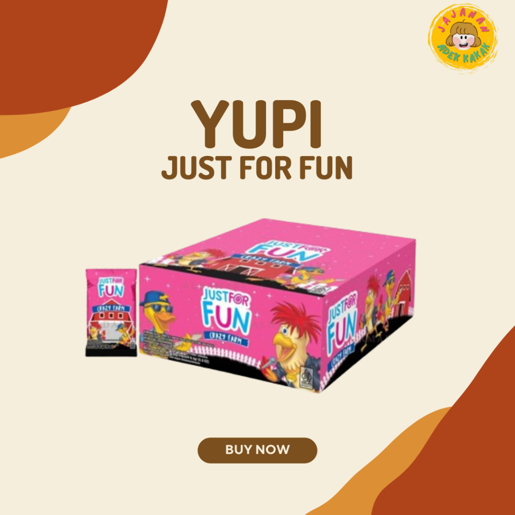 

Yupi Box Just For Fun Crazy Farm Isi 24 Pcs