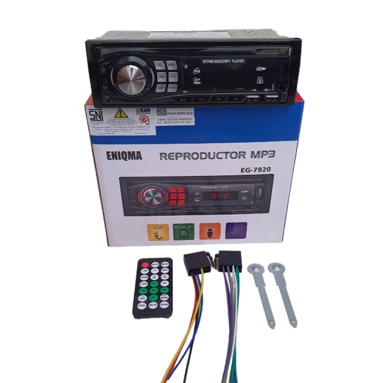 Zyv Single din enigma eg792 single mp3 bluetooth eniqma tape mobil q Promo