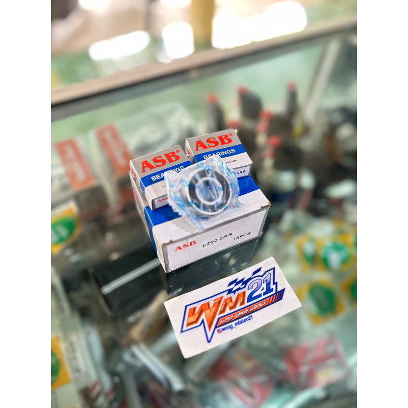KLAKER BEARING ASB ORIGINAL 6202 6301 bearing 6302 dan 6004 AS DIAMETER DALAM 12 mm dan 15 mm