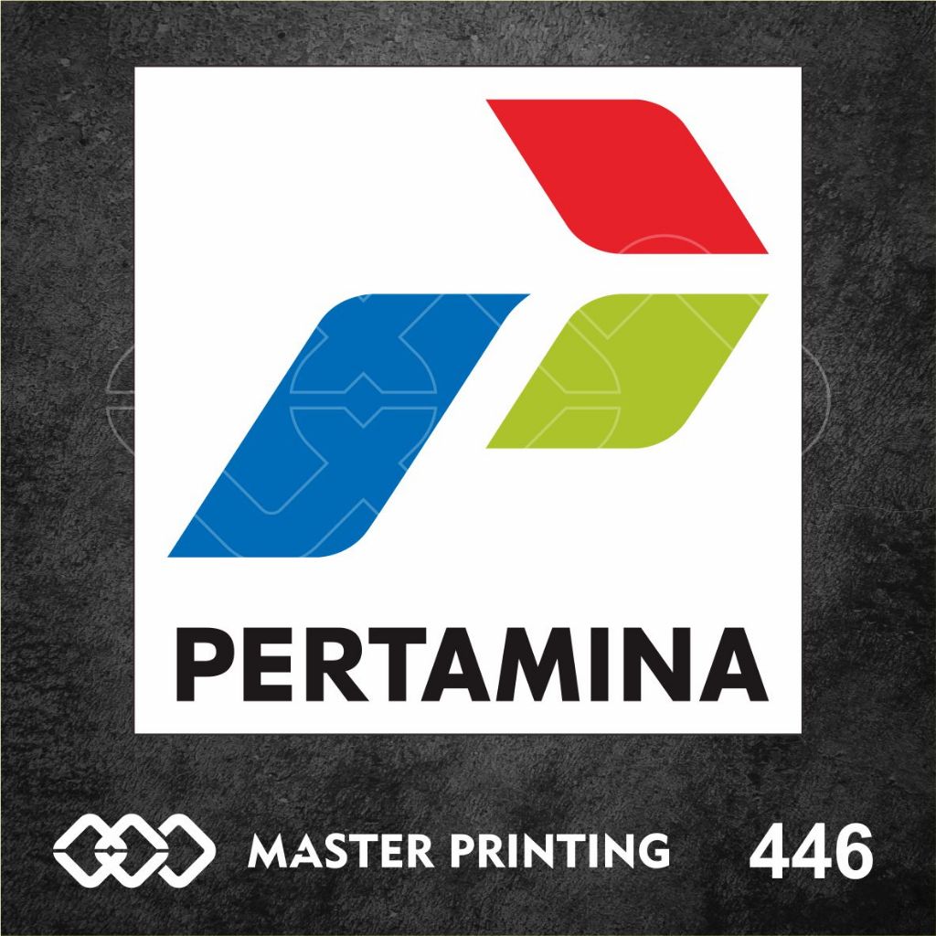 

446 - Stiker Logo Pertamina, Sticker Vinyl, Cutting, Premium, Tahan Air, Termurah, dan Bisa Custom