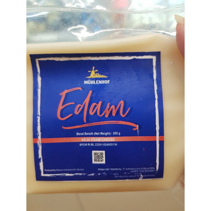 

Keju Edam merk Mühlenhof 250 gr