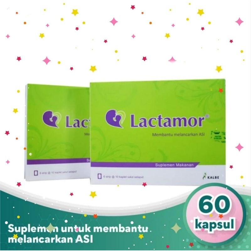 Lactamor isi 60 tablet - Asi Booster - Pelancar Asi