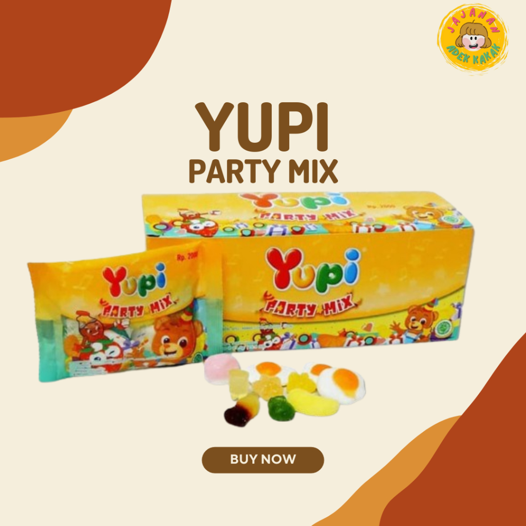 

Yupi Box Party Mix Isi 12 Pcs