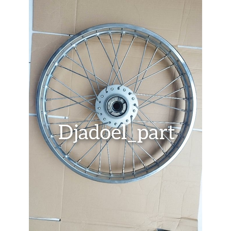 Velg Pelg Peleng Set Tromol Depan Suzuki Smash  new Smash lama piringan lurus original