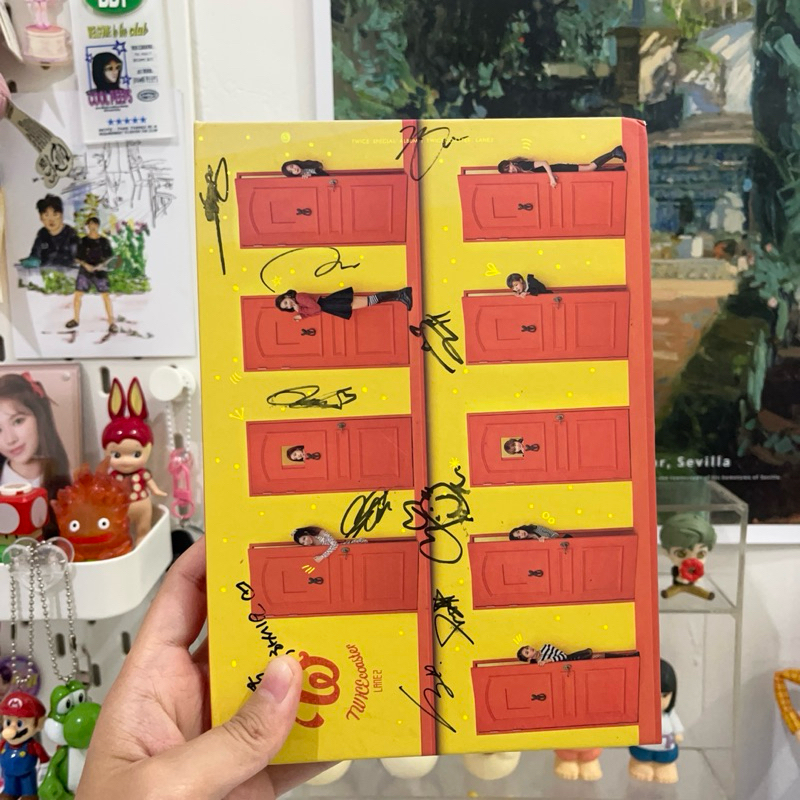 twice signed album | knock knock signed album kpop