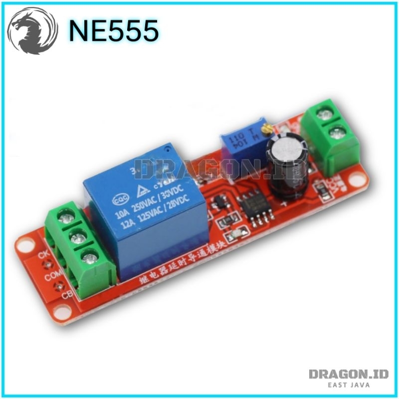 NE555 Module Relay 12V Adjustable Switch Delay Timer Modul Relay