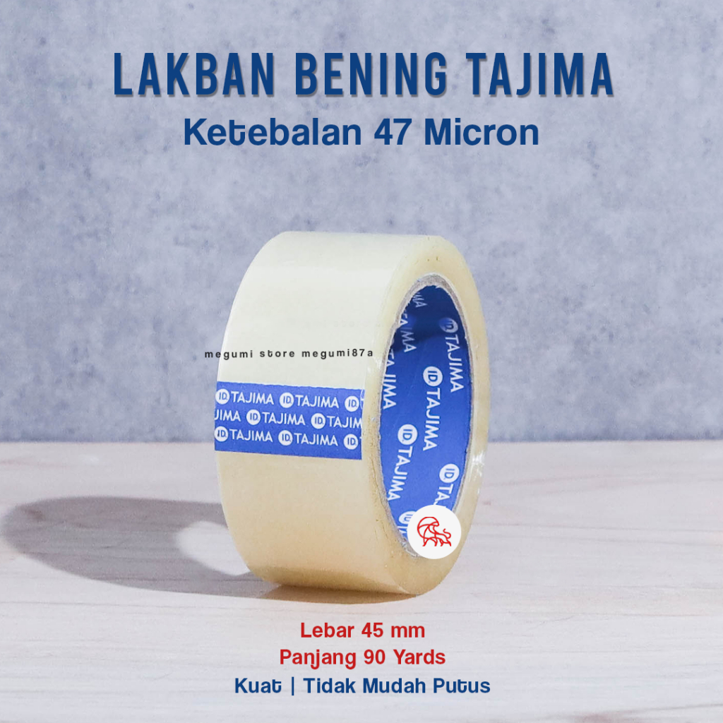 

Lakban Bening Kuat Murah 45mm x 90 Yards