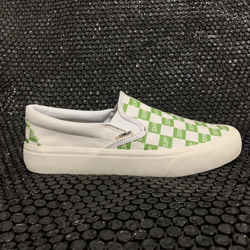 SYRUP SUPPLY OFFICIAL chekerboadd green | sepatu slipon | sepatu unisex