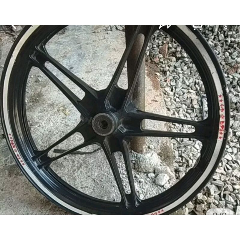 velg depan yamaha vixion new second ori lepasan montor