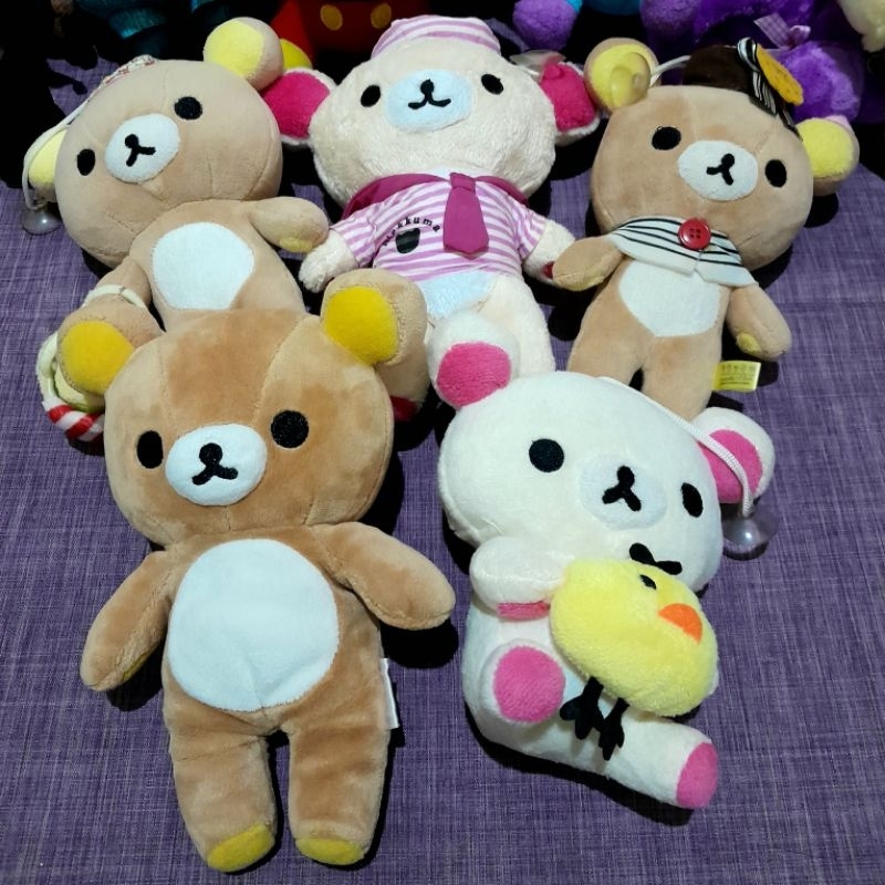 Boneka dan Gantungan Rillakuma & Korilakkuma (SAN-X)