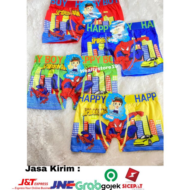 Terbagus 6 PCS BOXER ANAK COWOK IMPOR BODASIDUN TERMURAH