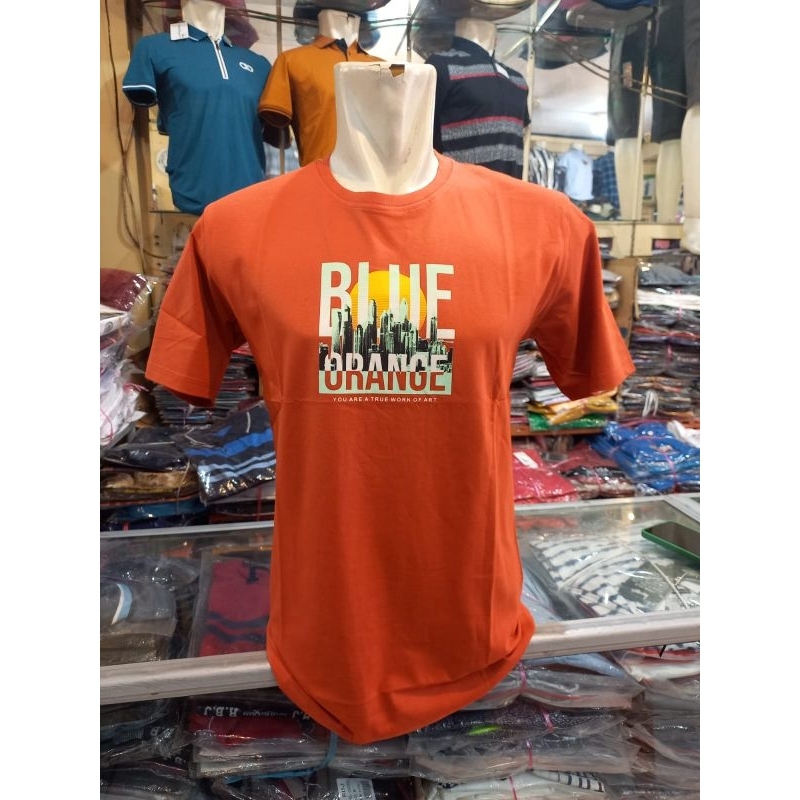 Kaos Blue Orange Original Varian Terbaru