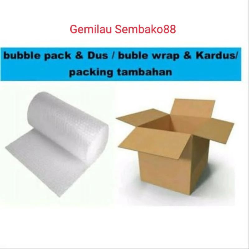 

BUBBLE WRAP / PAKCING TAMBAHAN / KARDUS PACKING