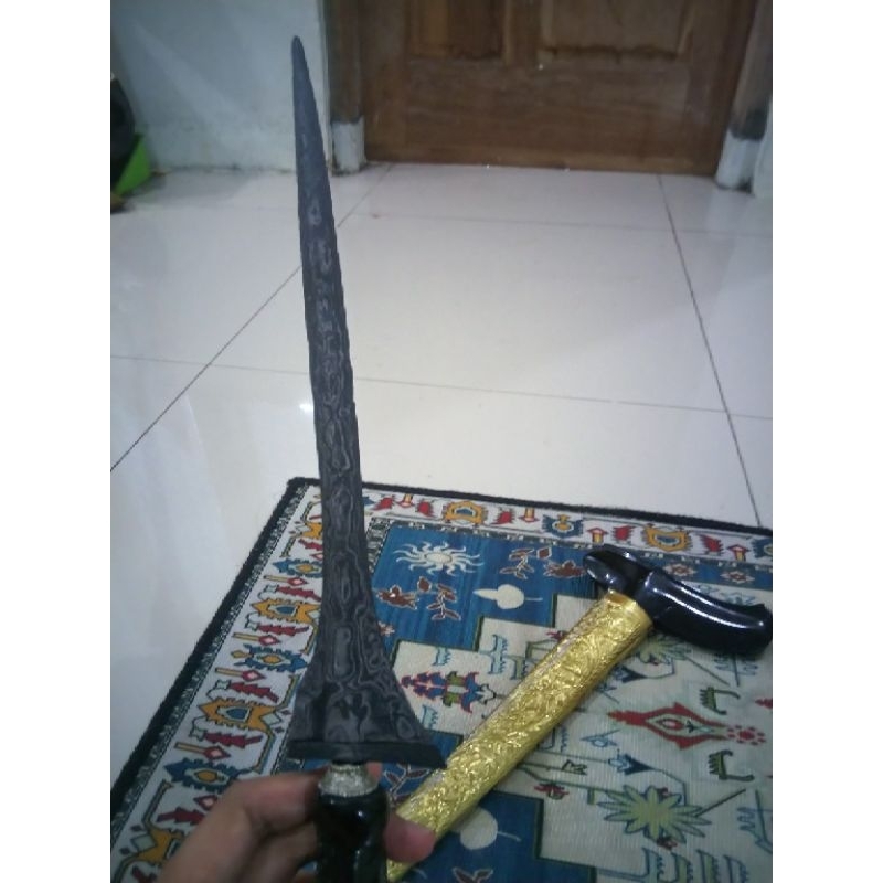 Keris Jalak Tilam Sepuh Pamor Melati Tumpuk