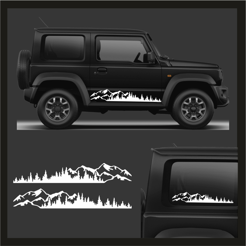Stiker Jeep Offroad / Sticker Mobil