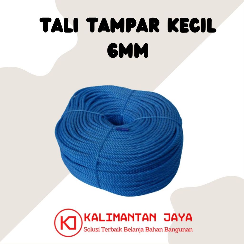 TALI TAMPAR NYLON TRILLIUN 6MM ( HARGA PERMETER)