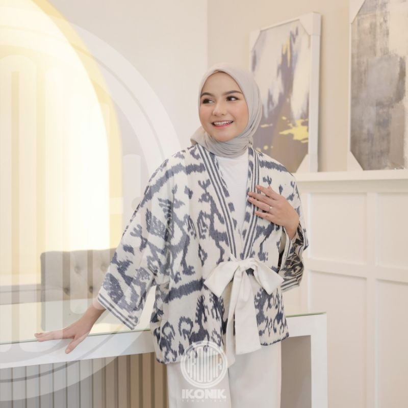 IKONIK BAJU TENUN OUTER OVERSIZE (ETNIK SUMBA SERIES) - CARDIGAN TENUN