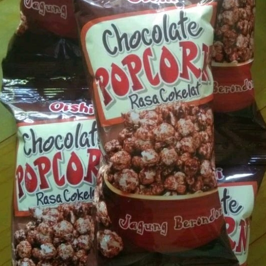 

ecer Popcorn Oishi 20 gr Jagung Berondong sachet Snack Halal Enak