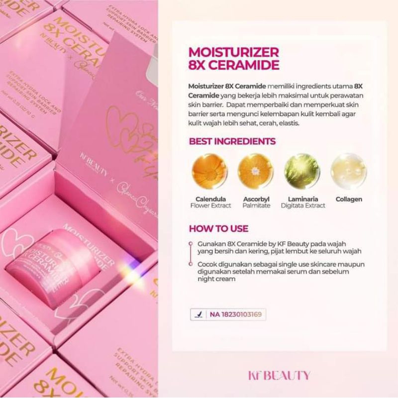 moisturizer 8x caremide Kfskin elcy beauty