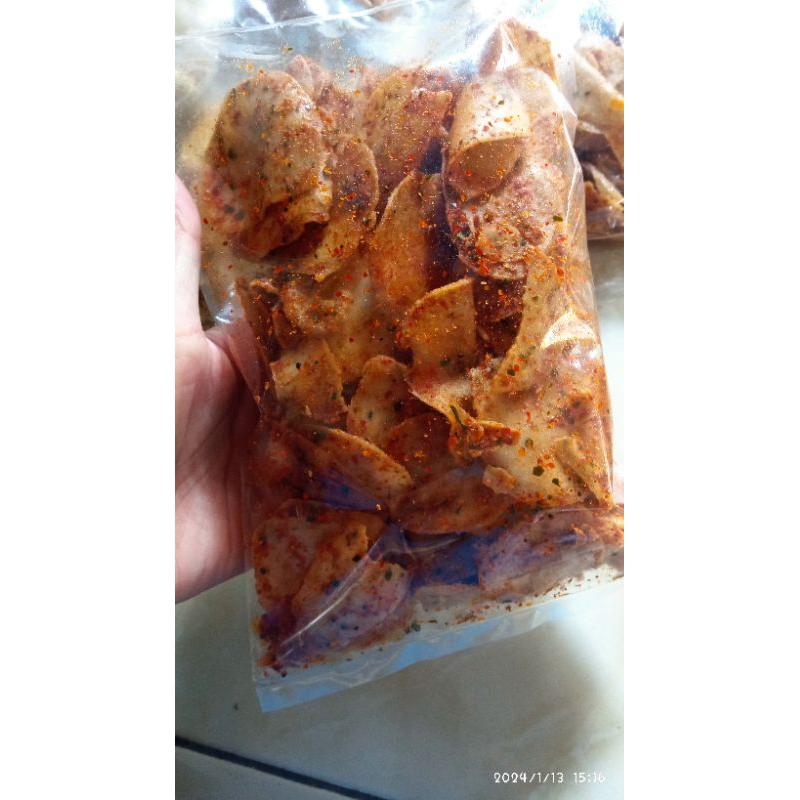 

Kripik Basreng Extra Pedas 500gr