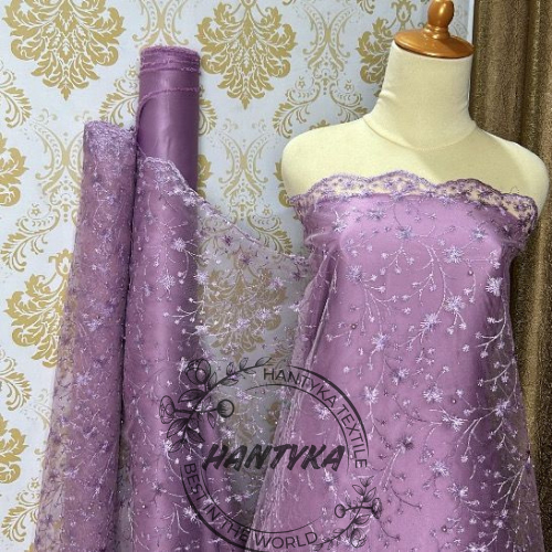 KAIN TILE MOTIF AKAR PADI MUTIARA GLITER BAHAN TILE AKAR TULE KAIN BRUKAT AKAR MUTIARA BAHAN KEBAYA