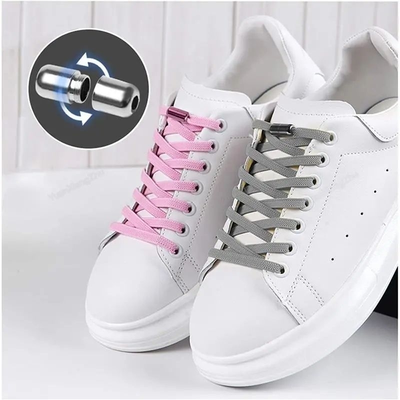 tali sepatu elastis pipih 6mm dengan capslock system