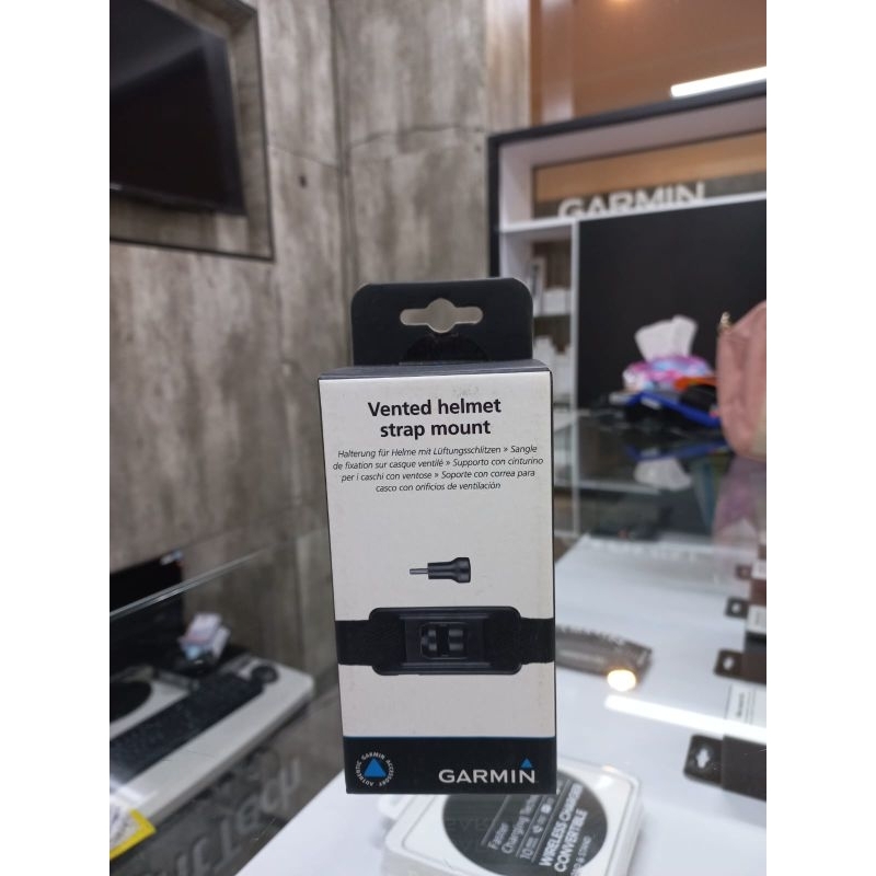 Vented Helmet Strap Mount Garmin Virb